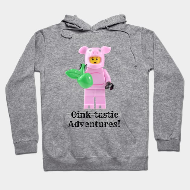 Pig Minifigure Hoodie by DIYitCREATEit